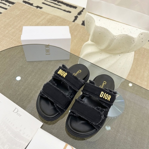 Cheap Christian Dior Slippers For Women #1209959 Replica Wholesale [$92.00 USD] [ITEM#1209959] on Replica Christian Dior Slippers