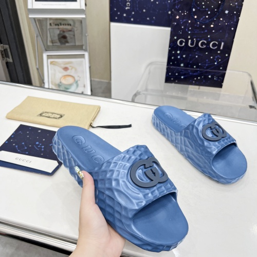 Cheap Gucci Slippers For Men #1209973 Replica Wholesale [$60.00 USD] [ITEM#1209973] on Replica Gucci Slippers