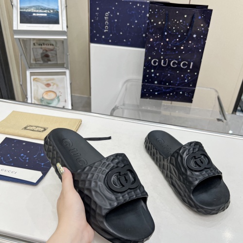 Cheap Gucci Slippers For Men #1209978 Replica Wholesale [$60.00 USD] [ITEM#1209978] on Replica Gucci Slippers