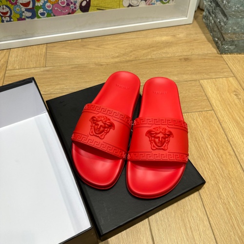 Cheap Versace Slippers For Men #1209992 Replica Wholesale [$72.00 USD] [ITEM#1209992] on Replica Versace Slippers