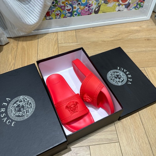 Cheap Versace Slippers For Men #1209992 Replica Wholesale [$72.00 USD] [ITEM#1209992] on Replica Versace Slippers