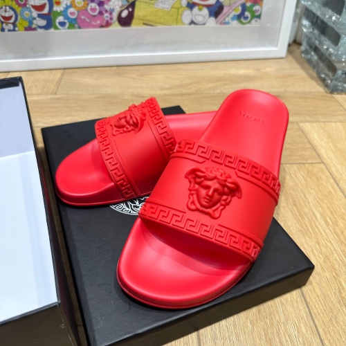 Cheap Versace Slippers For Men #1209992 Replica Wholesale [$72.00 USD] [ITEM#1209992] on Replica Versace Slippers