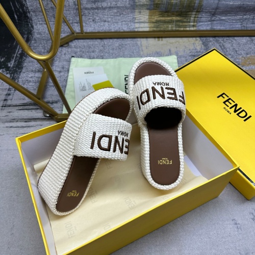 Cheap Fendi Slippers For Women #1210006 Replica Wholesale [$88.00 USD] [ITEM#1210006] on Replica Fendi Slippers