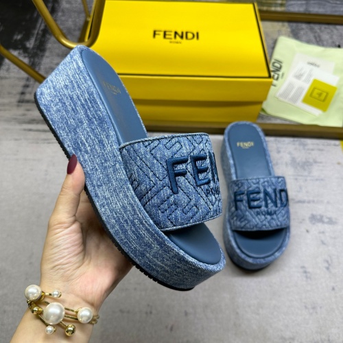 Cheap Fendi Slippers For Women #1210009 Replica Wholesale [$85.00 USD] [ITEM#1210009] on Replica Fendi Slippers