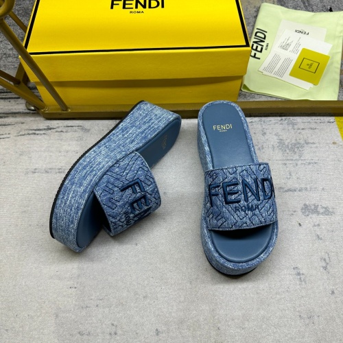 Cheap Fendi Slippers For Women #1210010 Replica Wholesale [$85.00 USD] [ITEM#1210010] on Replica Fendi Slippers