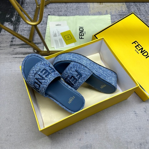 Cheap Fendi Slippers For Women #1210010 Replica Wholesale [$85.00 USD] [ITEM#1210010] on Replica Fendi Slippers