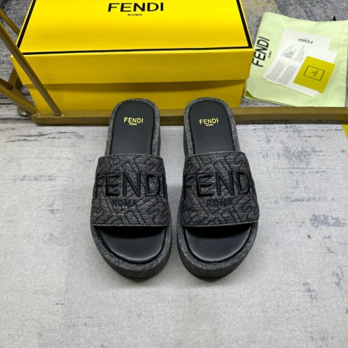 Cheap Fendi Slippers For Women #1210012 Replica Wholesale [$85.00 USD] [ITEM#1210012] on Replica Fendi Slippers