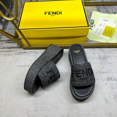 Cheap Fendi Slippers For Women #1210012 Replica Wholesale [$85.00 USD] [ITEM#1210012] on Replica Fendi Slippers