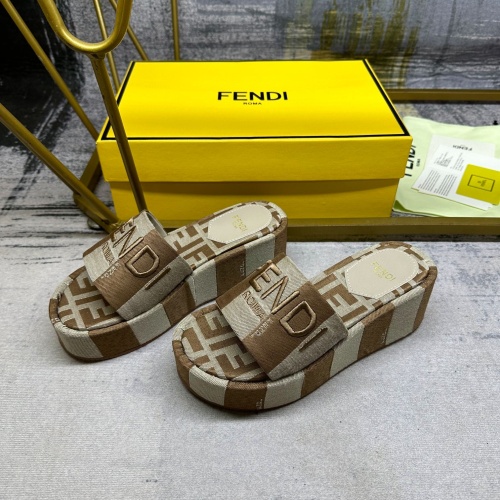 Cheap Fendi Slippers For Women #1210016 Replica Wholesale [$85.00 USD] [ITEM#1210016] on Replica Fendi Slippers