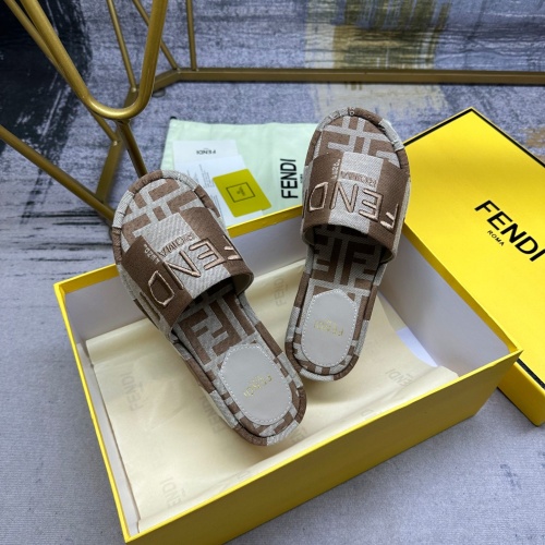 Cheap Fendi Slippers For Women #1210016 Replica Wholesale [$85.00 USD] [ITEM#1210016] on Replica Fendi Slippers