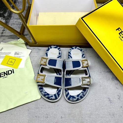 Cheap Fendi Slippers For Women #1210018 Replica Wholesale [$85.00 USD] [ITEM#1210018] on Replica Fendi Slippers