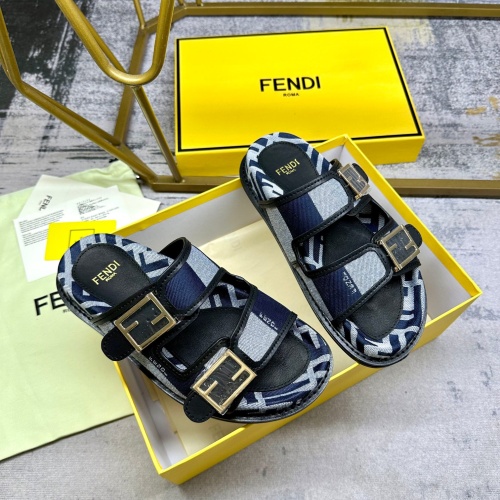 Cheap Fendi Slippers For Women #1210020 Replica Wholesale [$85.00 USD] [ITEM#1210020] on Replica Fendi Slippers