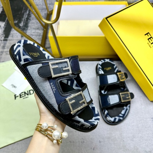 Cheap Fendi Slippers For Men #1210021 Replica Wholesale [$85.00 USD] [ITEM#1210021] on Replica Fendi Slippers