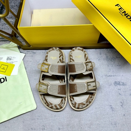 Cheap Fendi Slippers For Men #1210025 Replica Wholesale [$85.00 USD] [ITEM#1210025] on Replica Fendi Slippers