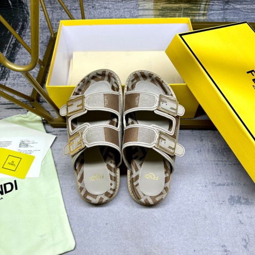 Cheap Fendi Slippers For Men #1210025 Replica Wholesale [$85.00 USD] [ITEM#1210025] on Replica Fendi Slippers