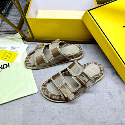 Cheap Fendi Slippers For Men #1210025 Replica Wholesale [$85.00 USD] [ITEM#1210025] on Replica Fendi Slippers