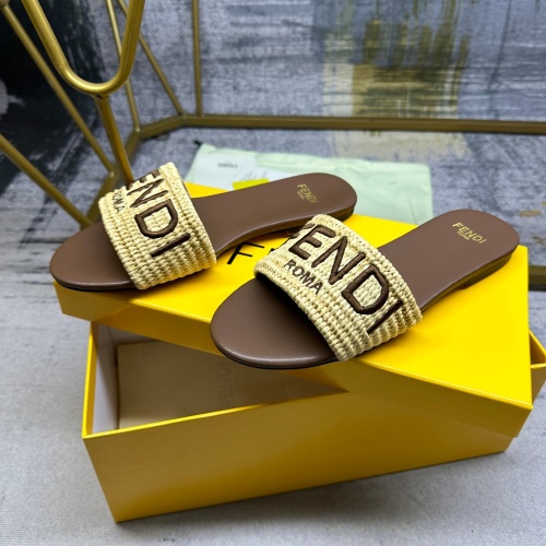 Cheap Fendi Slippers For Women #1210029 Replica Wholesale [$80.00 USD] [ITEM#1210029] on Replica Fendi Slippers