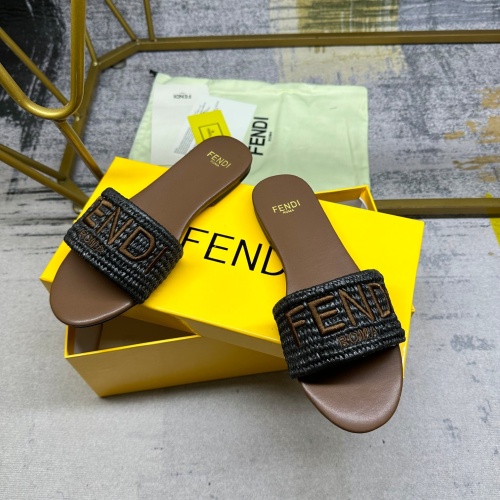 Cheap Fendi Slippers For Women #1210030 Replica Wholesale [$80.00 USD] [ITEM#1210030] on Replica Fendi Slippers