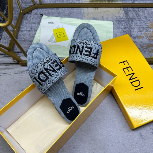 Cheap Fendi Slippers For Women #1210033 Replica Wholesale [$80.00 USD] [ITEM#1210033] on Replica Fendi Slippers