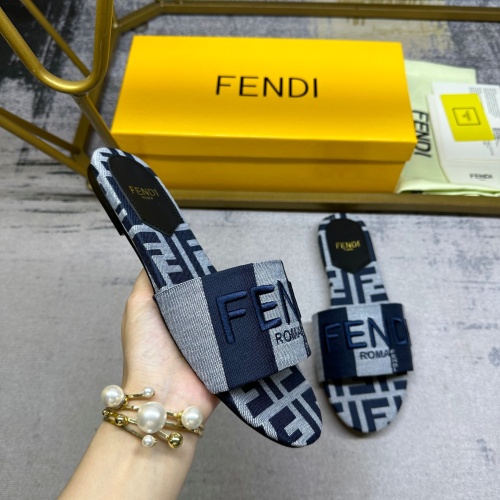 Cheap Fendi Slippers For Women #1210038 Replica Wholesale [$82.00 USD] [ITEM#1210038] on Replica Fendi Slippers