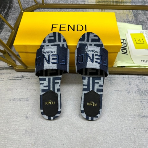 Cheap Fendi Slippers For Women #1210038 Replica Wholesale [$82.00 USD] [ITEM#1210038] on Replica Fendi Slippers