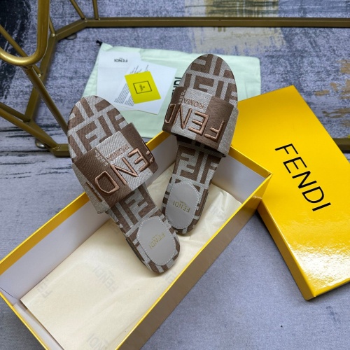 Cheap Fendi Slippers For Women #1210039 Replica Wholesale [$82.00 USD] [ITEM#1210039] on Replica Fendi Slippers