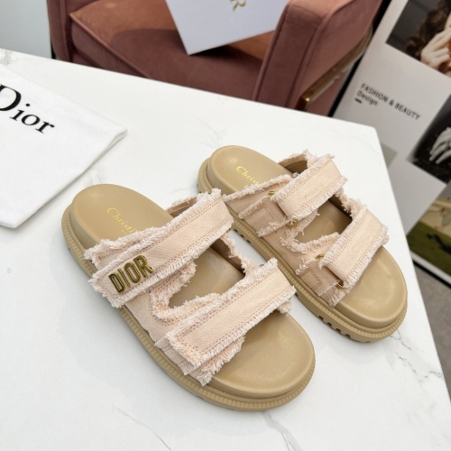 Cheap Christian Dior Slippers For Women #1210043 Replica Wholesale [$92.00 USD] [ITEM#1210043] on Replica Christian Dior Slippers