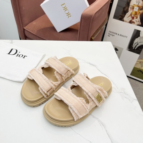 Cheap Christian Dior Slippers For Women #1210043 Replica Wholesale [$92.00 USD] [ITEM#1210043] on Replica Christian Dior Slippers