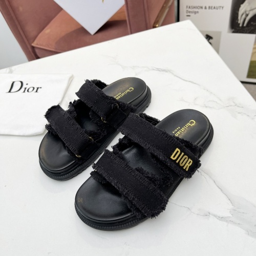 Cheap Christian Dior Slippers For Women #1210046 Replica Wholesale [$92.00 USD] [ITEM#1210046] on Replica Christian Dior Slippers