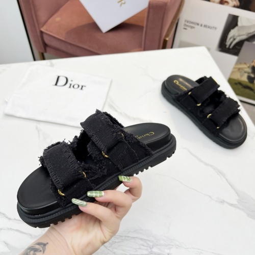 Cheap Christian Dior Slippers For Women #1210046 Replica Wholesale [$92.00 USD] [ITEM#1210046] on Replica Christian Dior Slippers