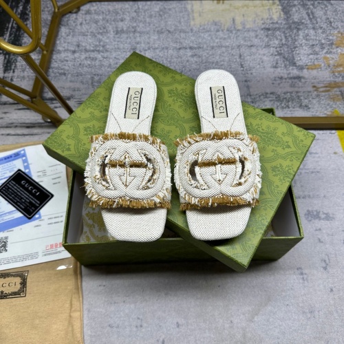 Cheap Gucci Slippers For Women #1210053 Replica Wholesale [$85.00 USD] [ITEM#1210053] on Replica Gucci Slippers