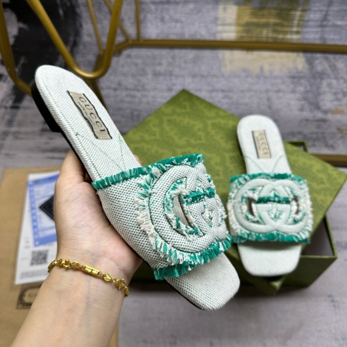 Cheap Gucci Slippers For Women #1210054 Replica Wholesale [$85.00 USD] [ITEM#1210054] on Replica Gucci Slippers