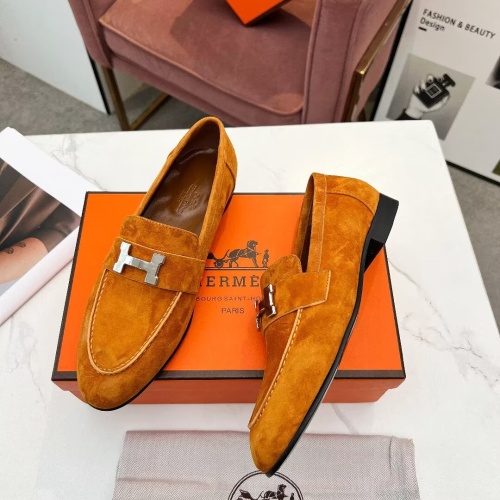 Cheap Hermes Leather Shoes For Women #1210088 Replica Wholesale [$96.00 USD] [ITEM#1210088] on Replica Hermes Leather Shoes