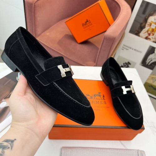 Cheap Hermes Leather Shoes For Women #1210092 Replica Wholesale [$96.00 USD] [ITEM#1210092] on Replica Hermes Leather Shoes