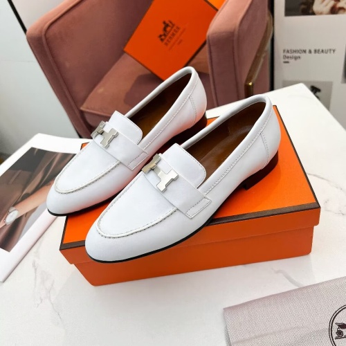 Cheap Hermes Leather Shoes For Women #1210093 Replica Wholesale [$96.00 USD] [ITEM#1210093] on Replica Hermes Leather Shoes