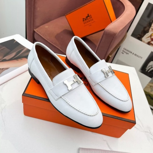 Cheap Hermes Leather Shoes For Women #1210093 Replica Wholesale [$96.00 USD] [ITEM#1210093] on Replica Hermes Leather Shoes