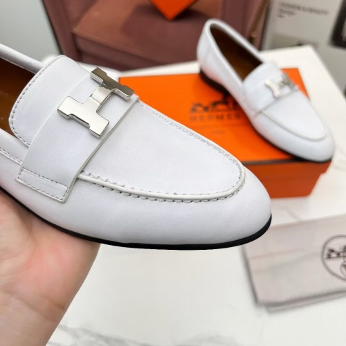 Cheap Hermes Leather Shoes For Women #1210093 Replica Wholesale [$96.00 USD] [ITEM#1210093] on Replica Hermes Leather Shoes