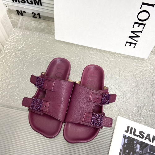 Cheap LOEWE Slippers For Women #1210139 Replica Wholesale [$108.00 USD] [ITEM#1210139] on Replica LOEWE Slippers