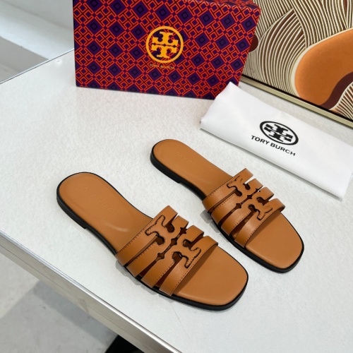 Cheap Tory Burch TB Slippers For Women #1210182 Replica Wholesale [$82.00 USD] [ITEM#1210182] on Replica Tory Burch TB Slippers