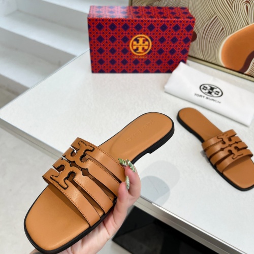 Cheap Tory Burch TB Slippers For Women #1210182 Replica Wholesale [$82.00 USD] [ITEM#1210182] on Replica Tory Burch TB Slippers