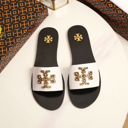 Cheap Tory Burch TB Slippers For Women #1210209 Replica Wholesale [$92.00 USD] [ITEM#1210209] on Replica Tory Burch TB Slippers