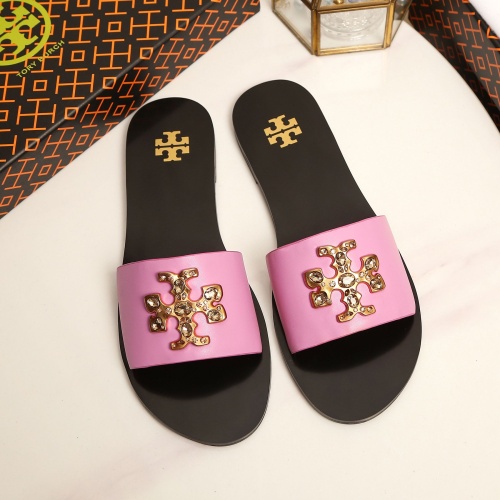 Cheap Tory Burch TB Slippers For Women #1210210 Replica Wholesale [$92.00 USD] [ITEM#1210210] on Replica Tory Burch TB Slippers