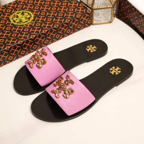 Cheap Tory Burch TB Slippers For Women #1210210 Replica Wholesale [$92.00 USD] [ITEM#1210210] on Replica Tory Burch TB Slippers