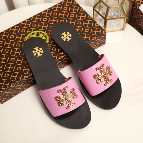 Cheap Tory Burch TB Slippers For Women #1210210 Replica Wholesale [$92.00 USD] [ITEM#1210210] on Replica Tory Burch TB Slippers