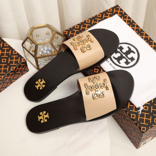 Cheap Tory Burch TB Slippers For Women #1210211 Replica Wholesale [$92.00 USD] [ITEM#1210211] on Replica Tory Burch TB Slippers