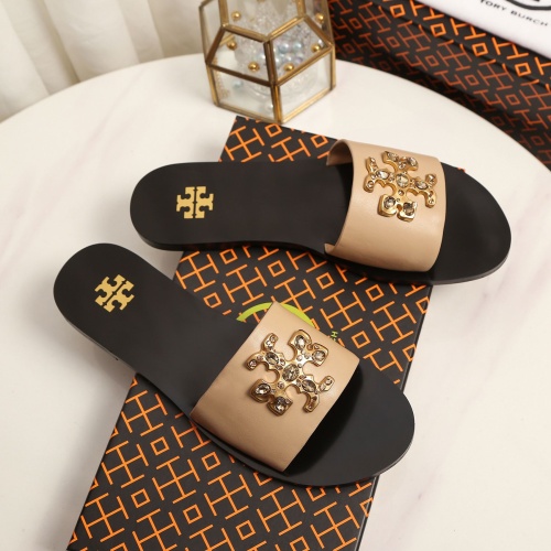 Cheap Tory Burch TB Slippers For Women #1210211 Replica Wholesale [$92.00 USD] [ITEM#1210211] on Replica Tory Burch TB Slippers