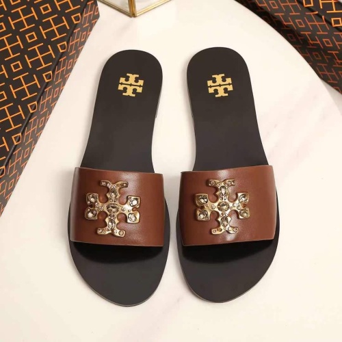 Cheap Tory Burch TB Slippers For Women #1210213 Replica Wholesale [$92.00 USD] [ITEM#1210213] on Replica Tory Burch TB Slippers