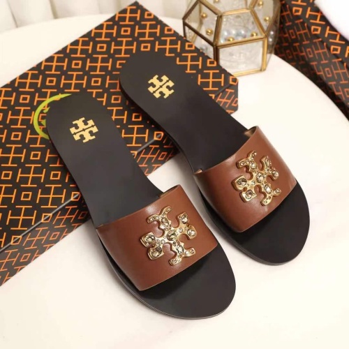 Cheap Tory Burch TB Slippers For Women #1210213 Replica Wholesale [$92.00 USD] [ITEM#1210213] on Replica Tory Burch TB Slippers