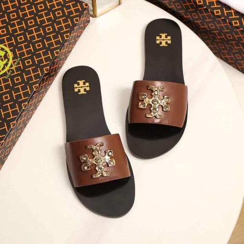 Cheap Tory Burch TB Slippers For Women #1210213 Replica Wholesale [$92.00 USD] [ITEM#1210213] on Replica Tory Burch TB Slippers