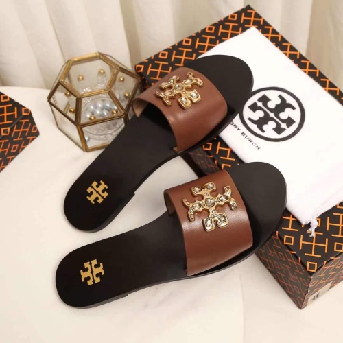 Cheap Tory Burch TB Slippers For Women #1210213 Replica Wholesale [$92.00 USD] [ITEM#1210213] on Replica Tory Burch TB Slippers